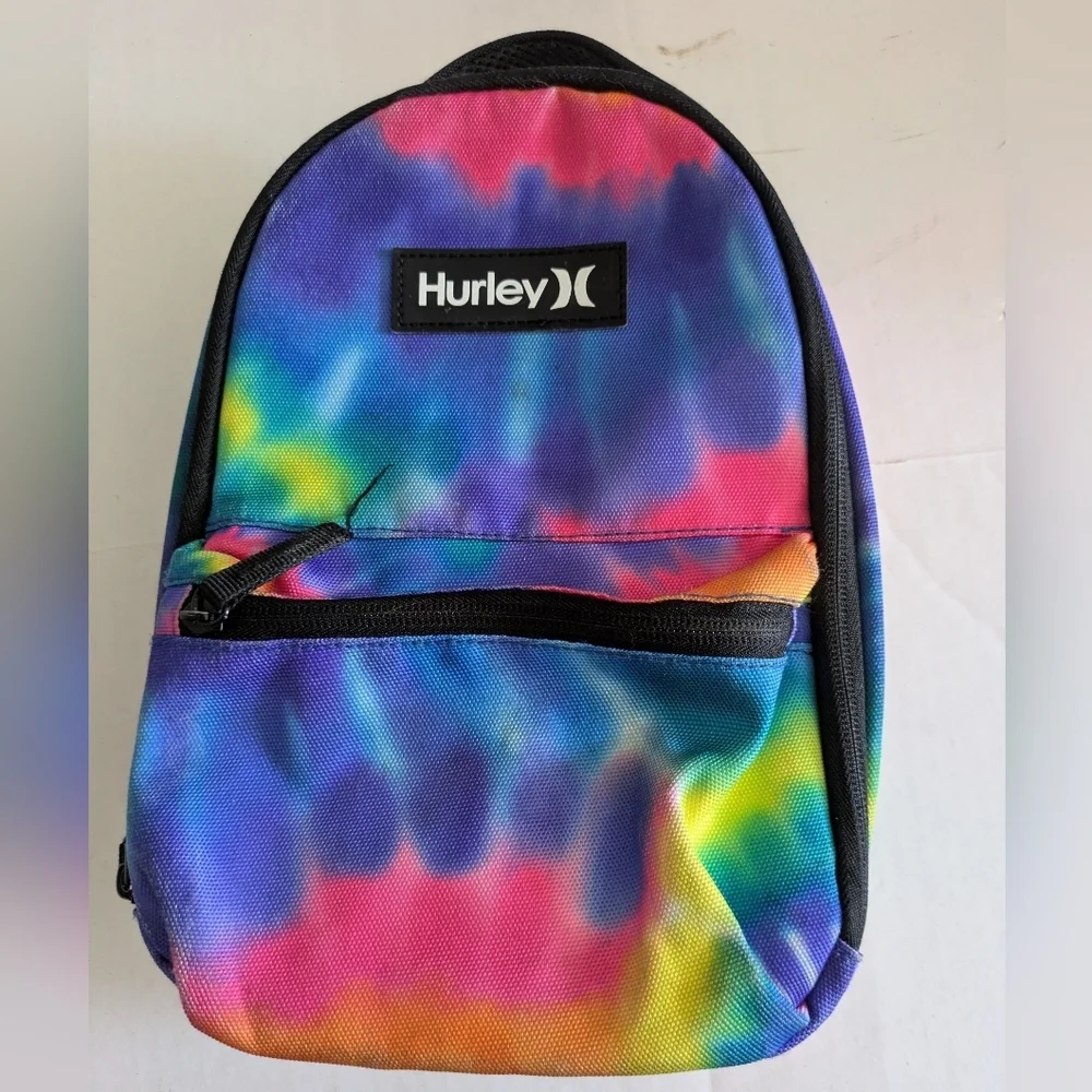 Hurley Lunchbox Tie Dye Handle Zip Pocket